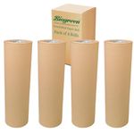 Biogreen Hospital Bed/Couch Roll || Width 24 inch || 100 Meters Each Roll - Pack of 4 Unbleached, Chlorine Free || usable Operation Theater, Diagnostic centres,