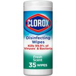 Clorox Disinfecting Wipes, Fresh Scent, 35 Count