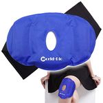 Ice Pack for Knee Reusable, Gel Hot Cold Pack for Knee Replacement Surgery, Fast Pain Relief Ice Packs for Swelling, Sports Injury, Bursitis, Arthritis,Bruises & Sprains Joint Pain (9.6'' x 6.5'')