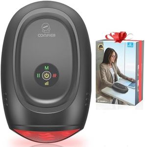 COMFIER Hand Massager with Heat and Compression, Cordless Hand Massager for Arthritis and Carpal Tunnel, Wrist, Finger Massage, Gifts for Mom, Dads, Women and Men (Black)