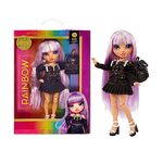 Rainbow High Special Edition - AVERY STYLES - 9''/22.86cm Rainbow Shimmer Hair Posable Fashion Doll with Accessories and Open/Close Soft Backpack - Great Toy Gift for Kids Ages 4-12