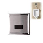 JPS Wall Mounted Stainless Steel Automatic Urinal Flush Sensor Set for Public Toilet, Home, Office Bathroom with Dual Power Supply Mode Chrome Plated