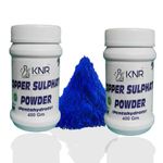 KNR CORPORATION Premium Copper Sulphate Powder (800 Gm Pack) | Pure Neela Thotha, Cuso4 Powder For Plant And Gardening And Swimming Pool Cleaner | Algae Removal | Aquaculture Or Industrial Use (800)