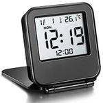 Loetere Travel Alarm Clock with Lig