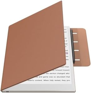 TiMOVO Funda Magnética para Remarkable Paper Pro 11,8 Pulg. 2024, Cubierta Tipo Libro Ligera con Portalápices Incorporado y Auto-Sueño/Estela Compatible con Tableta Remarkable Paper Pro, Marrón