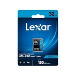 Lexar Profes. 800X Sdxc Uhs-I U3 V30, 32Gb, 1 Count