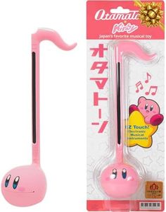 Otamatone Kirby Pink Star Hero Japanese Electronic Musical Instrument Portable Music Synthesizer from Japan by Maywa Denki Studio Award Winning, Educational Fun Gift Game Character Pink Hero