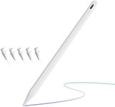 iPad Apple Pencil 9th&10th Generation, Fast Charge Stylus Pen for iPad Palm Rejection and Tilt Sensitivity, Compatible with iPad Pro 11/12.9in, iPad Mini 5/6, iPad 6/7/8/9/10, iPad Air 3/4/5 (White)