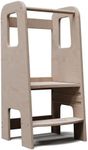 Mobli Montessori Learning Tower, Toddler Step Stool Fosters Independence, Safe & Adjustable Steps For Kitchen, Bathroom, Bedroom