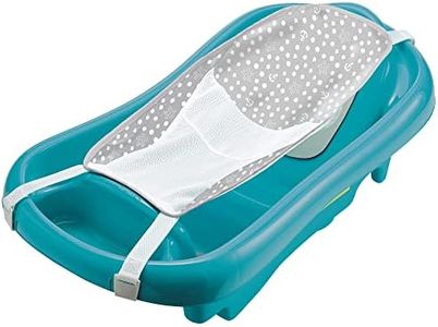 The First Years Newborn to Toddler Baby Bath Tub - Convertible 3-in-1 Baby Tub with Removable Sling - Ages 0 to 24 Months - Sure Comfort - Teal