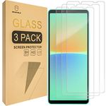 Mr.Shield [3-Pack] Designed For Sony Xperia 10 IV [Tempered Glass] [Japan Glass with 9H Hardness] Screen Protector with Lifetime Replacement