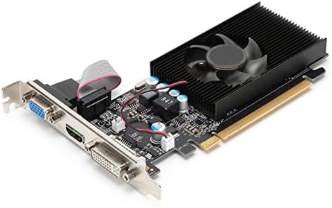 Tarjeta gráfica GT210, tarjeta gráfica para juegos DDR2 de 1 G, tarjeta de video de escritorio de 64 bits, ranura PCI Express 2.0, bajo ruido y baja temperatura