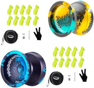 2 YOYO balls together-C130-C130 black-blue + C130 black-green-yellow-better value