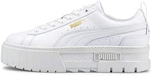 PUMA Women's Mayze Classic WNS Sneaker, Puma White, 6.5 US