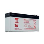 Yuasa NP3-6 6V Lead Acid Battery, UPS Backup Alarm and Emergency Battery (Pack of 1)
