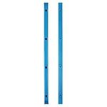 Blue Skateboard Rails Old School Plastic with Mounting Screws by Black Diamond