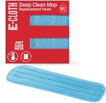 E-Cloth Deep Clean Mop Head, Microfiber Mop Head Replacement for Floor Cleaning, Great for Hardwood, Laminate, Tile and Stone Flooring, Washable and Reusable, 100 Wash Guarantee, 1 Pack