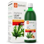 KRISHNA'S HERBAL & AYURVEDA Papaya Leaf Juice-1000 Ml Fresh Papaya Leaves Helps To Boost Platelets Count