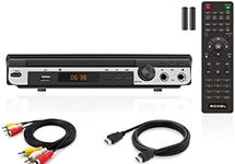 Roxel RDP-S700 Region Free Full HD DVD Player 1080p For TV, Comes With Remote, HDMI & AV Cable, USB & Karaoke Function, Multi region