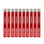 Dry Diamond Drill Bits Set - FOCSTOL 10pcs 8mm Diamond Hole Saw Kit with Round Shank for Ceramic Porcelain Tile Marble Granite Quartz