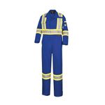 Pioneer Hi Vis FR Arc Rated Work Coveralls - Flame Resistant, ARC 2 Safety Wear - 15 Cal - 100% Cotton - Royal Blue
