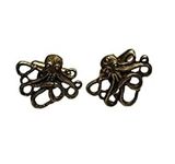 Handmade Bronze Octopus Cuff Links