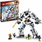 LEGO NINJAGO Legacy Zane’s Titan Mech Battle, 71738 Action Figure Ninja Toy with Golden Jay Minifigure and Ghost Warriors, Gifts for Kids, Boys & Girls