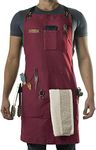 Asaya Chef, BBQ and Work Apron with