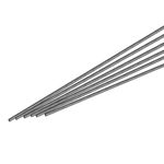 sourcing map Carbon Fiber Rod, 2mm x 300mm Matte Pole Rod for RC Plane DIY Tool Wing Tube Quadcopter Arm, Pack of 10