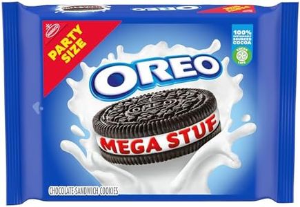 OREO Mega Stuf Chocolate Sandwich Cookies, Party Size, 1 lb 9.35 oz