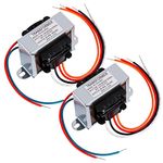 2 Pack 24V 40VA Control Transformer， Primary 120, 208, 240V Secondary 24V Isolation Transformers，24V Transformer with Foot Mount for HVAC Furnace Multi Tap (2)