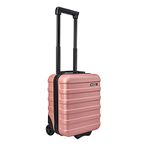 Cabin Max Anode 24L TwinWheel 40x30x20cm Wizz Air Easyjet Underseat Cabin Trolley Case (Rose Gold 40 x 30 x 20)