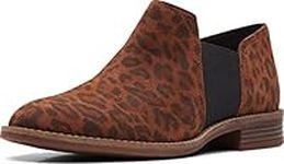 Clarks Women's Camzin Step Shoe, Leopard Pr, 8.5 W US