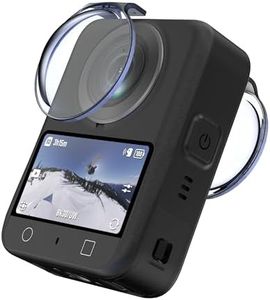 CYNOVA Osmo 360 Lens Guard for DJI Osmo 360 Accessories - PC Protective Cover with 95% Light Transmission, Anti-Scratch & Shockproof Lens Protector for DJI Osmo 360 Action Camera