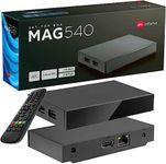 MAG 540 Linux 4K IPTV Set Top Box Internet TV IP Receiver Supporting HEVC 4K HDR 540 UHD MAG 540 UK Plug