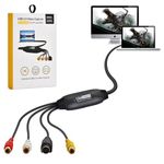 Amtake VHS to Digital Converter,Video Capture Card USB 2.0 Audio Video Capture Card Device Old VHS Mini DV Hi8 DVD VCR to Digital Converter for Mac,PC Support Windows 2000/10 / 8/7 / Vista/XP/Android