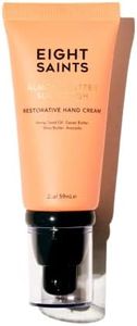 Eight Saints Almond Butter Sugar High Hand Cream For Dry Cracked Hands, Natural and Organic Hand Lotion For Dry Hands To Hydrate, Protect and Heal, 2 Ounces