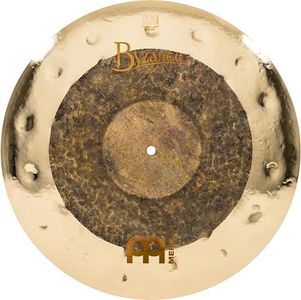 Meinl Cymbals Byzance 18" Dual Crash — MADE IN TURKEY — Hand Hammered B20 Bronze, 2-YEAR WARRANTY, inch (B18DUC)