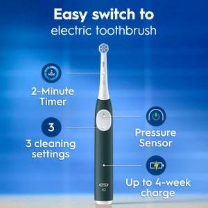 Oral-B iO2 Electric Toothbrush – Forest Green