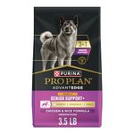 Purina Pro Plan Dry Dog Food, AdvantEDGE Senior Support+ Shredded Blend Chicken and Rice Formula - 1.59 kg Bag (1 Pack)