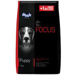 Drools Focus Puppy Dry Dog Food ,Chicken Flavour 12 kg +1kg,Total 13kg Pack