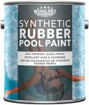 WOOLSEY Synthetic Rubber Pool Paint (White, 1 Gallon)