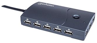 Manhattan 162463 13-PORT USB 2.0, AC/BUS POWER HUB WITH MULTIPLE TRANSACTION TRANSLATOR