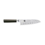 Shun DM0718 Classic 7-Inch Santoku Hollow Ground Knife