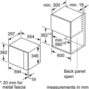 Bosch Serie 4 Built-In Microwave Oven – Stainless Steel