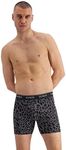 Bonds Men's Underwear Cotton Blend Guyfront Mid Trunk, Print Ue1, Medium