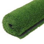 Premium Artificial Grass - 78 in (2m) Roll Width and Length 1118 in (3m) - Fake Grass Will Cover 64.58 ft² (6 m²) - Durable, Thick, Lush & Realistic Looking Green Turf for Outdoor/Indoor