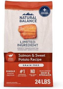 Natural Balance Limited Ingredient Adult Grain-Free Dry Dog Food, Salmon & Sweet Potato Recipe, 24 Pound (Pack of 1)