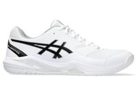ASICS Men's Gel-Dedicate 8 Tennis Shoes, 9.5, White/Black