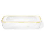 Starfrit LocknLock Easy Match Plastic Container - 196oz/5.8L - Airtight, Leakproof & Nestable - 4-Sided Locking Lid